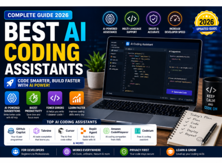 Best AI coding assistants in 2026 compared for code generation, debugging, testing, refactoring, and software development.